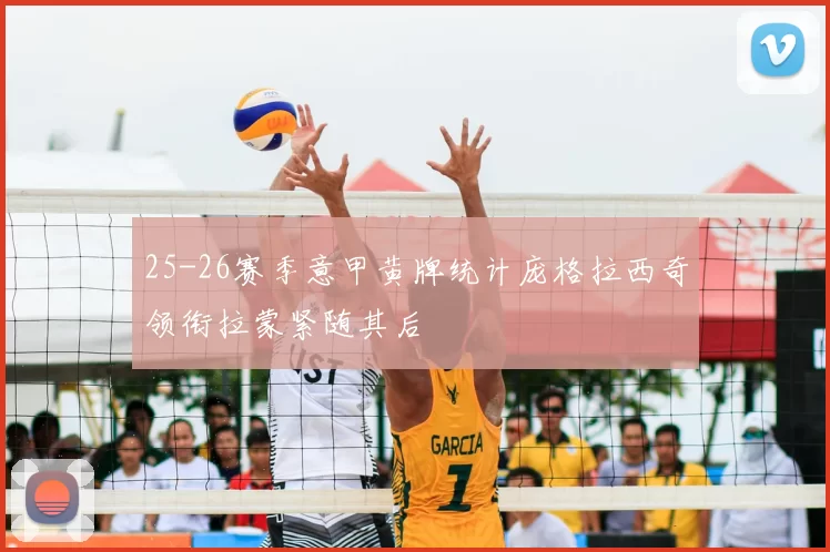 25-26赛季意甲黄牌统计庞格拉西奇领衔拉蒙紧随其后