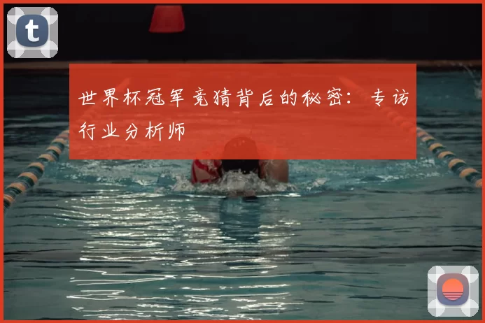 世界杯冠军竞猜背后的秘密：专访行业分析师