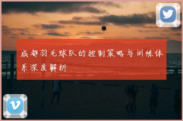 成都羽毛球队的控制策略与训练体系深度解析